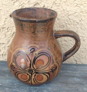 MID CENTURY JAPAN OTAGIRY STUDIO ART POTTERY CERAMIC CREAMER SMALL PITCHER - Picture 1 of 7