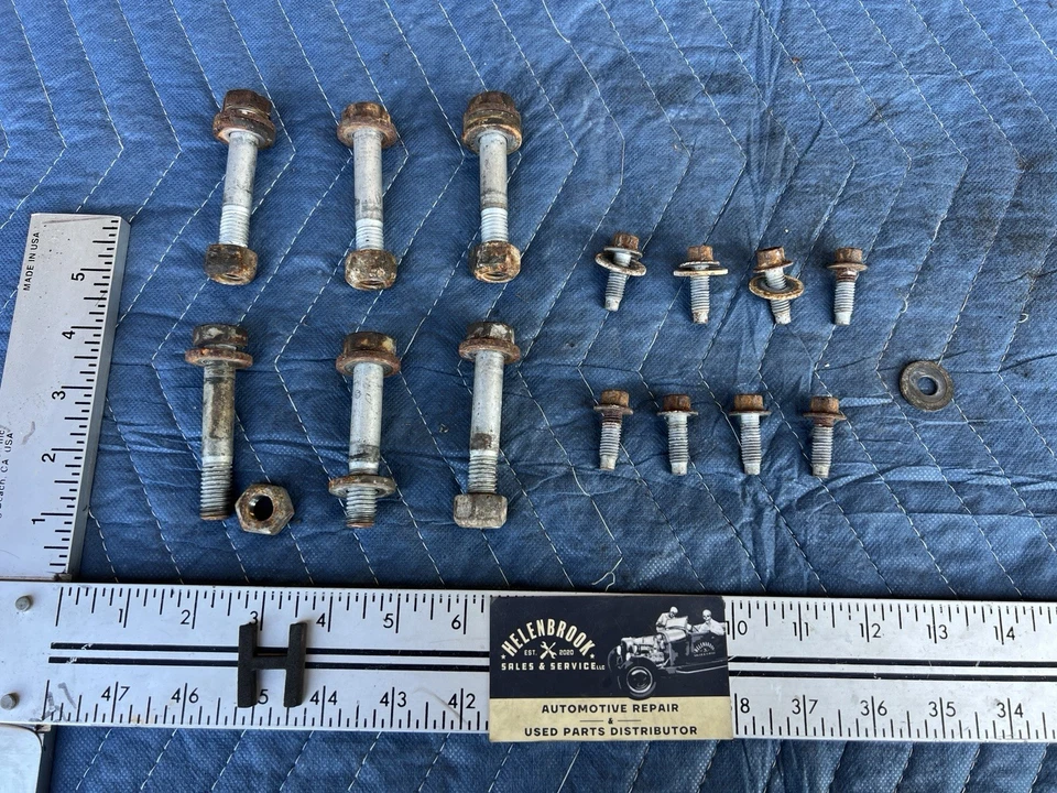 1998-2003 Jaguar XJR XJ8 X308 eixo de transmissão central parafuso conjunto de ferragens fabricante de equipamento original #4717E - Imagem 1 de 4