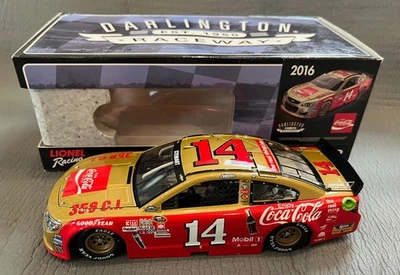 2016 #14 Tony Stewart Darlington Coca-Cola Throwback 1/24 NASCAR Diecast 1/2,233 - Image 1 of 4