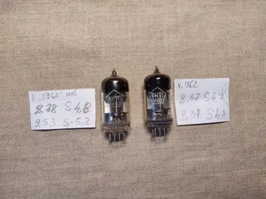 2pcs. 6N1P Old NEVZ / 6DJ8 /6N1P-EV / E88CC / 6922 V.1962' GOLD GRID! RARE ! - Picture 1 of 5