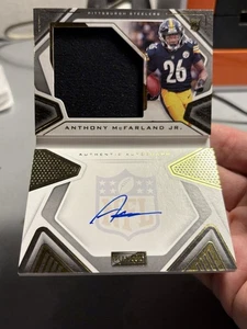 2020 Panini Playbook Anthony Mcfarland RC Jersey Auto SP /99 Pittsburgh Steelers - Bild 1 von 4
