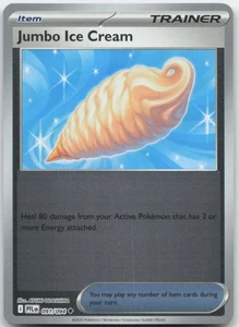 Tarjeta Pokémon Jumbo Ice Cream 091/094 Reverse Holo ME02: Phantasmal Flames casi nueva - Imagen 1 de 1