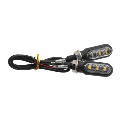 Мотоциклетный 10 мм мини светодиодный указатель поворота индикаторы потока лампа мигалка - Изображение 1 из 4