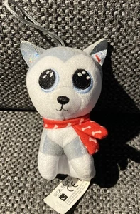 McDonald's Ty Teenie Babies Hailey The Husky giocattolo morbido da appendere 2021. Senza etichetta. - Foto 1 di 5
