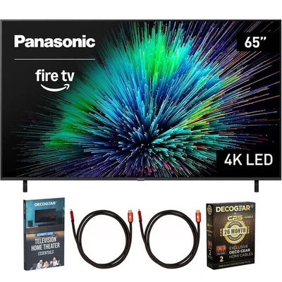 Smart Fire TV Panasonic 65 pulgadas LED 4K Ultra HD con paquete de protección extendida Foto 1 de 4