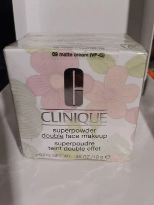 Clinique Superpowder Double Face Makeup - 09 Matte Cream 0.35 oz/ 10g Nib  - Image 1 of 3
