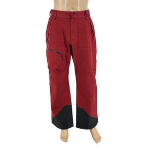 Peak Performance Men Red Vertical 3L GORE-TEX Recco Ski Pants Trousers XL - Picture 1 of 11