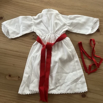 American Girl Doll Kirsten Holiday Outfit St Lucia Gown Ribbons - Image 1 of 4