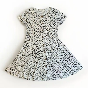 Jessica Simpson Girls' Short Sleeve Dress In Leopard Print Size 7 - Picture 1 of 5
