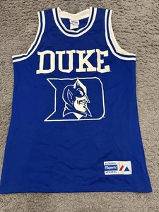 Vintage Duke Blue Devils Majestic Made In USA Basketball Style Jersey Medium - Picture 1 of 5