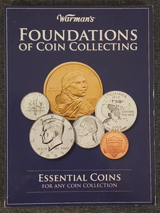 Warman's Foundations Of Coin Collecting Essential Coins Hardcover Folder Book - Picture 1 of 4