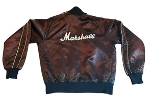 Vintage Satin Bomberjacke Marshall Amp Vintage 80er Jahre Gedenk Tour Jacke - Bild 1 von 9
