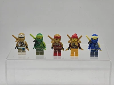 Lego Ninjago 5 Minifigures Ninja Jay Zane Lloyd Kai Skylor Crystalized Lot Of 5  - Image 1 of 4