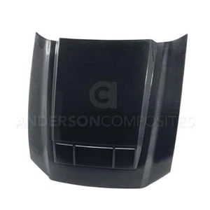 10-14 Ford Mustang Type-TS Anderson Carbon Fiber Body Kit- Hood AC-HD1011FDMU-TS - Foto 1 di 7