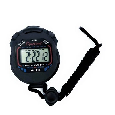 GENERICO Cronometro Multifunzione Al Quarzo Sport Parziale Totale Corsa Palestra -