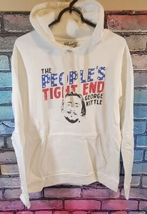 George Kittle White Sweatshirt Hoodie Men’s 🏈 The Peoples Tight End Size Med - Picture 1 of 4