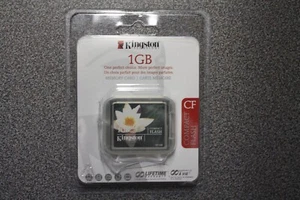 Carte flash compacte Kingston 1 Go pour appareil photo en emballage ouvert - Photo 1 sur 1