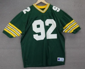 Vintage Champion Green Bay Packers Reggie White #92 Jersey Size 52 - Picture 1 of 7