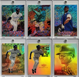 Ken Griffey Jr. 1998-1999 Metal Universe Precious Metal Gems Complete Run! PMG!