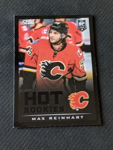 2013-14 PANINI SCORE MAX REINHART #727 BLACK ROOKIE RC