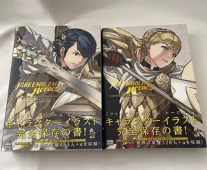 Fire Emblem Heroes Charakter Illustrationen Vol 1 & 2 Kunst Arbeitsbücher Nintendo JP - Bild 1 von 3