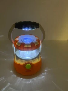 Fisher Price Kid Tough Lantern Flashlight Orange 2009 Camping Camping Outdoor - Picture 1 of 7