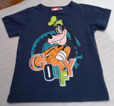 Camisa de manga corta Disney Goofy niños/niñas 2-4T usada en excelente estado Foto 1 de 4