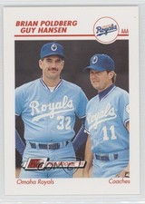 1991 Line Drive Pre-Rookie AAA Brian Poldberg Guy Hansen #350