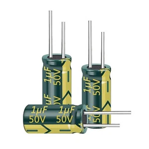 20PCS 50V 1UF Capacitor 4x7MM0.16x0.28in High Frequency Aluminum Electrolytic... - Picture 1 of 6