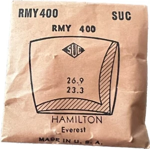 VINTAGE HAMILTON EVEREST CRYSTAL NOS BRAND NEW IN PACKAGE RMY400 - Picture 1 of 4