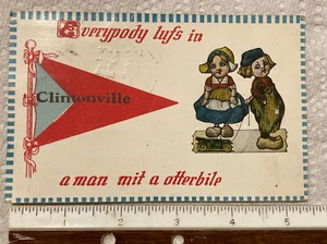 Postcard Vintage Clintonville Wisconsin July 16 1914 - Picture 1 of 2