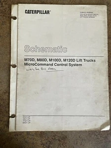 Caterpillar Schematic M70,80,100 & 120D Lift Trucks MicroCommand Control System - Picture 1 of 5