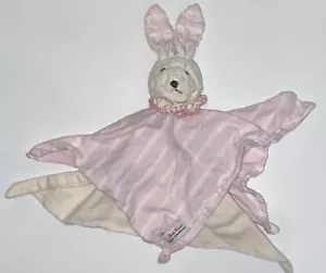 Kathe Kruse Pink Bunny Rabbit Baby Snuggle Security Blanket Lovey Organic Das - Picture 1 of 5
