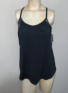 TYR Women's Athletic Wear Top Racer Back w/ Sports Bra Size Large Sports Run - Picture 1 of 8
