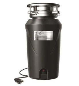 Maintenance Warehouse Garbage Disposal 1/3 HP W/Installed Power Cord (US-MW3-44) - Picture 1 of 4