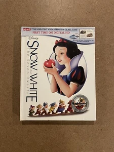 Snow White And The Seven Dwarfs Blu-Ray, DVD, Digital HD w/32 Page Booklet. NEW* - Picture 1 of 4