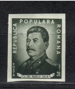 Romania 1949 MNH Sc 718 Imperf Josef Stalin, USSR - Picture 1 of 1