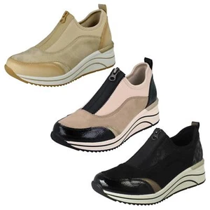 Ladies Remonte Casual Wedge Shoes 'D0T08' - Picture 1 of 28