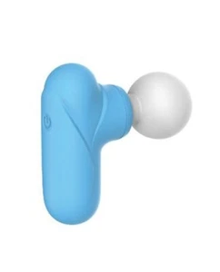 Mini masajeador de varita Pocket Purr - Wild Pop Vibe azul 10 modos de vibración viaje - Imagen 1 de 2