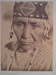 Wife of Modoc Henry Klamath 1972 Original Folio Edward S. Curtis - Picture 1 of 1