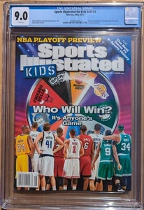 LeBron James, Kobe Bryant, Sports Illustrated for Kids, CGC 9.0, newsstand - Picture 1 of 3