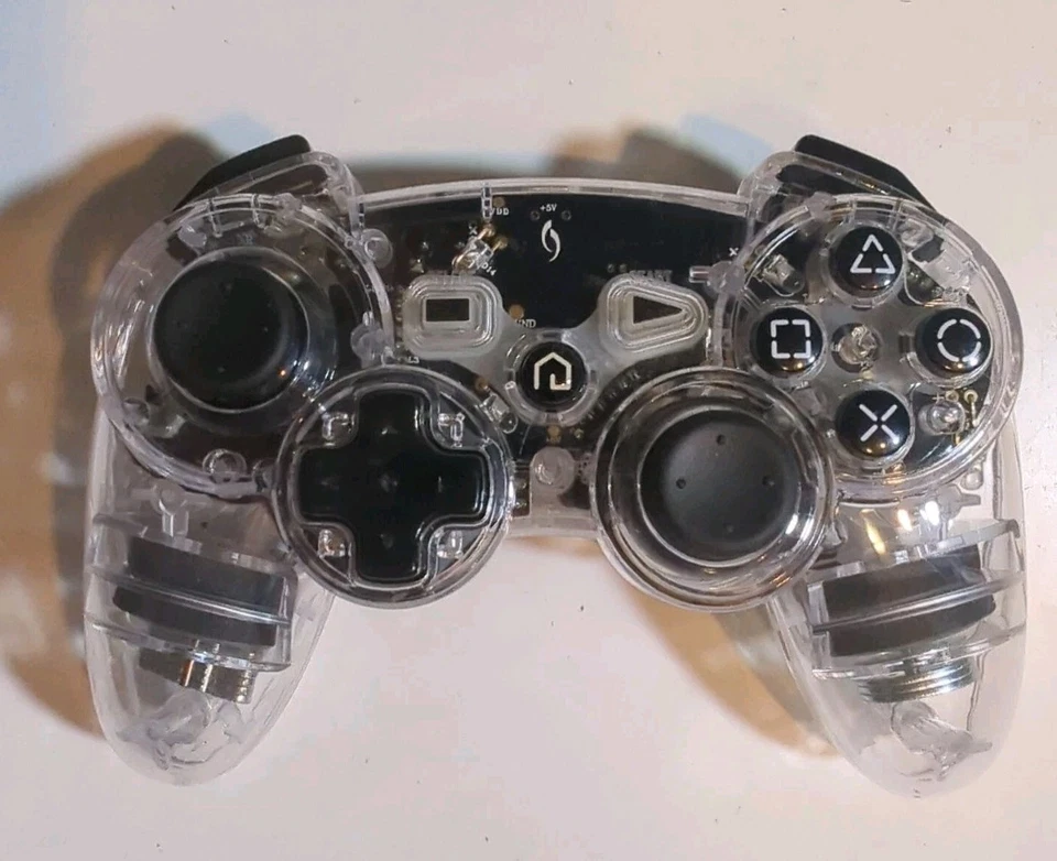 Afterglow Wireless Clear Controller For Playstation 3 PS3 (No USB Dongle) - Image 1 of 3