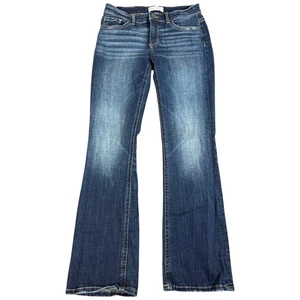 Jeans bootcut BKE Payton donna vita media lavaggio medio blu denim taglia 27x31,5 - Foto 1 di 3