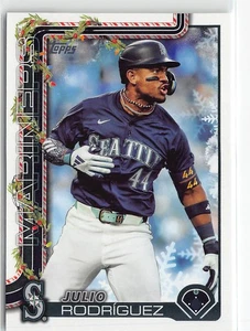 2025 Topps Holiday #H186 Julio Rodríguez - Bild 1 von 2