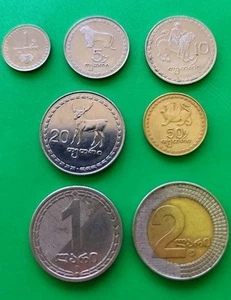 Georgia π¬πͺ 1993-2006 7 Coins Set - Picture 1 of 2