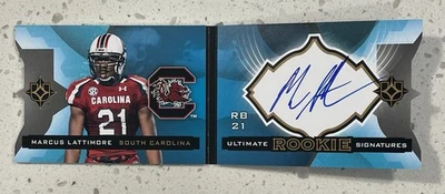 2013 Ultimate Rookies Marcus Lattimore Autograph Jersey Rookie Card 190/199 - Image 1 of 2