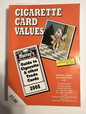 Cigarette Card Values-Guide To Cigarette And Other Trade Cards-2005-Murray Cards Foto 1 de 4
