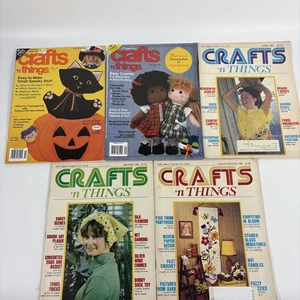Crafts 'n Things Magazine 1980s 1990s Halloween Crafts Handmade Gifts Patterns - Picture 1 of 13