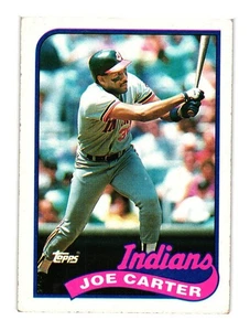 1989 Topps #420 Joe Carter Cleveland Indians - Picture 1 of 2