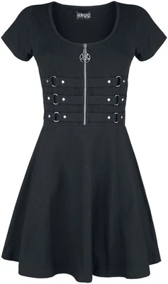 Heartless Kurzes Kleid Damen Into The Darkness schwarz L - Bild 1 von 4